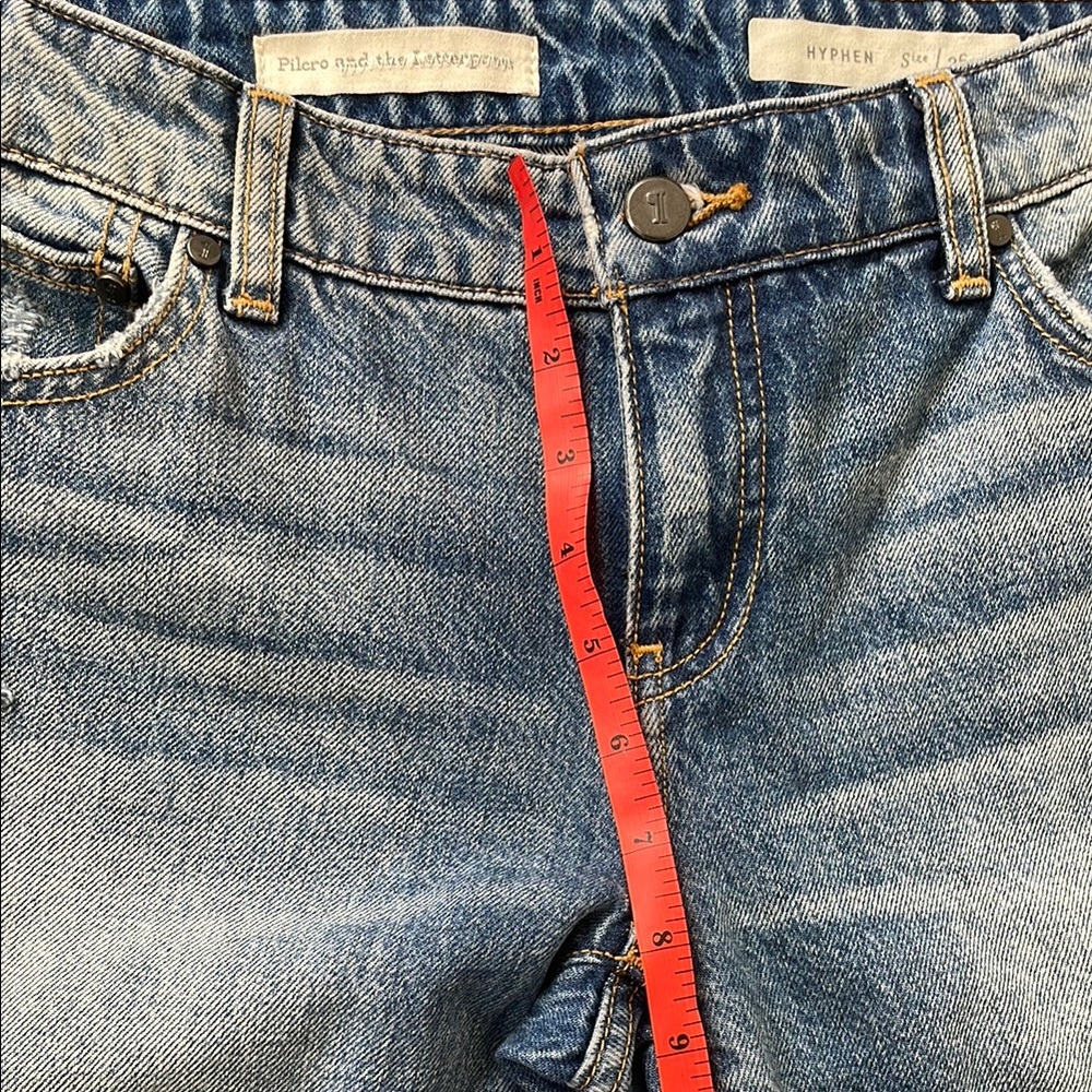 Pilcro and the Letterpress, hyphen, size 26, Frayed Hem denim Jeans - Picture 4 of 14